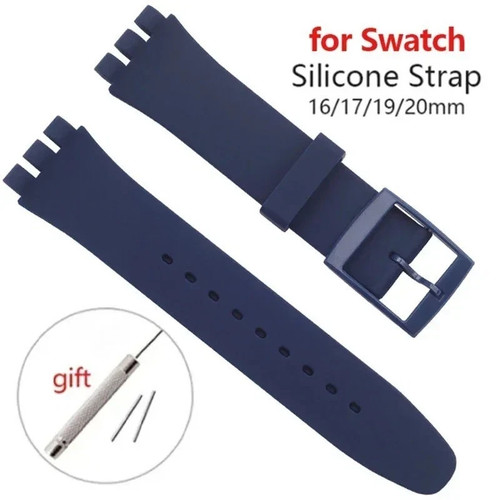 Silicone strap for swatch - strap,