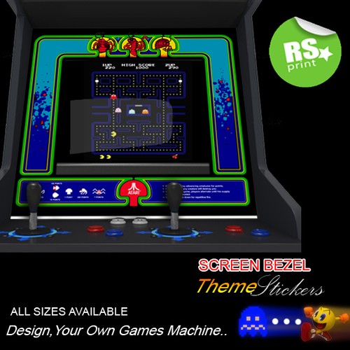 Arcade bezel stickers - bezel, artwork