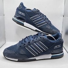 Adidas ZX 750 Trainers Men's UK 10  Navy Blue White Suede Classic Originals