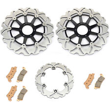 Front Rear Brake Discs Disks Pads For Honda XL 1000 V Varadero V3-V6 03 04 05 06