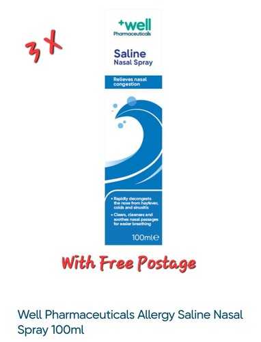 Allergy saline nasal spray - allergy,