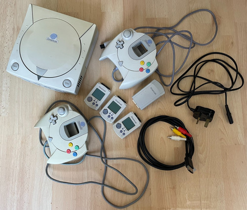 Sega dreamcast white bundle - sega,