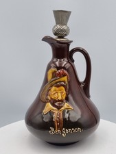 Royal Doulton Kingsware Dewar's Whisky jug Ben Jonson with Dewar's stopper