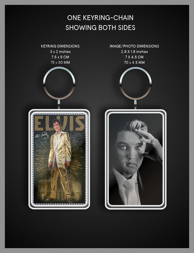 Elvis presley key ring - elvis,