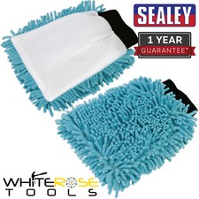 Sealey Microfibre Mitt 2-in-1