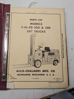 Allis chalmers fork lift - chalmers,