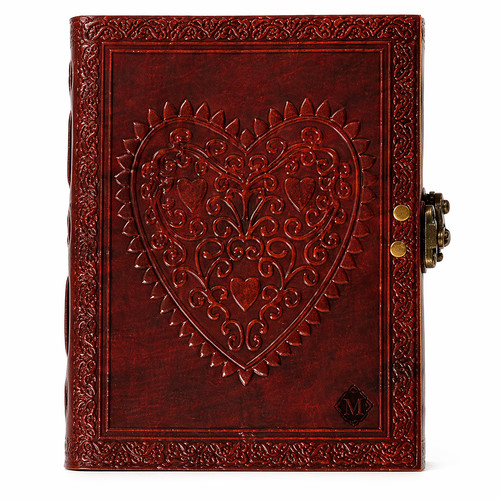 Handmade leather journal - leather,
