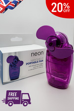 Neon Mini Hand Held Pocket Fan