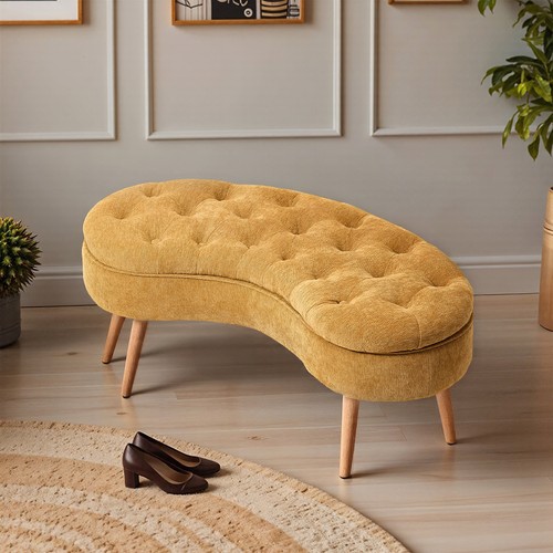 Chenille upholstered storage - upholstered,