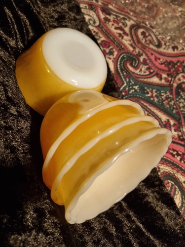 Vintage fire king 6oz custard - vintage,
