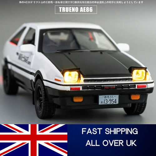 Initial ae86 toy car - 1/32,