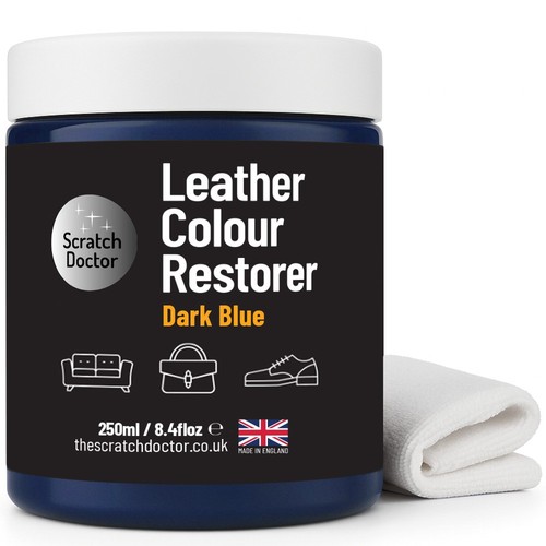 Dark blue leather colour - leather,