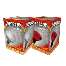 E27 Heat Lamp Bulb Infra Red Hard Glass Diffused Finish ES by Eveready