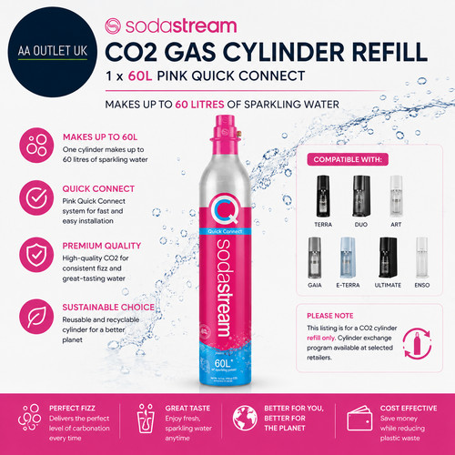 Sodastream co2 gas - gas, cylinder