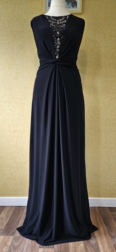 Monsoon dress black maxi - monsoon,