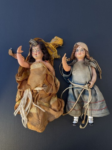 Pair vintage ethnic costume - pair,