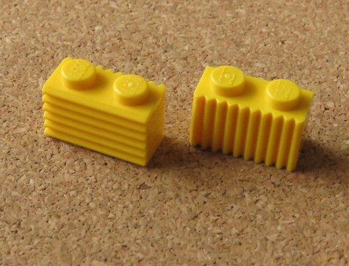 Yellow lego 2877 - lego, 1x2