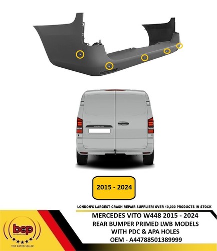 Mercedes vito 2015 2024 rear - mercedes,