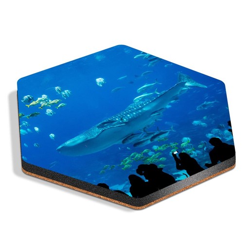 Hexagon mdf coaster - hexagon, giant