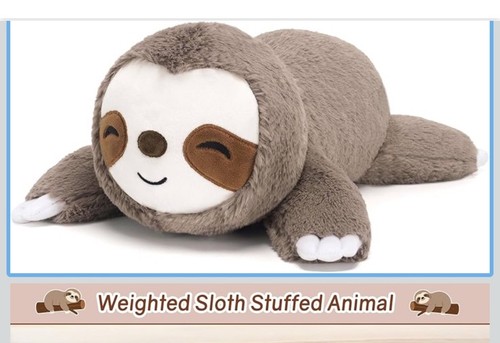 Weighted plush sensory sloth - plush,