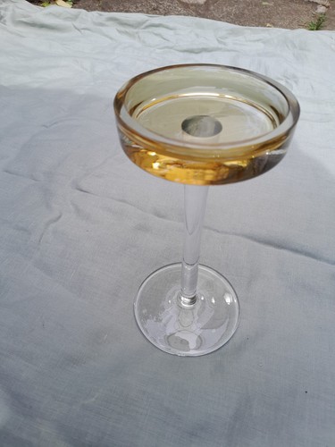 Long stem clear glass with - stem,