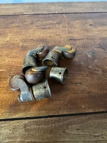 Set antique castors - 4,