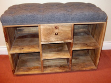 Solid wood hall cupboard