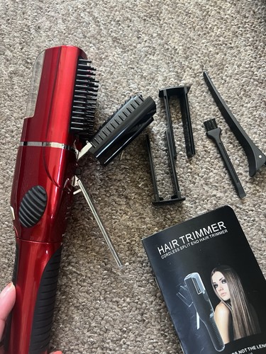 Red hair trimmer split ends - red,