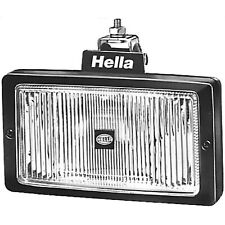 Fog Light Hella Jumbo 220 Clear Lens Black Body 12v / 24v 1NE 006 300-051