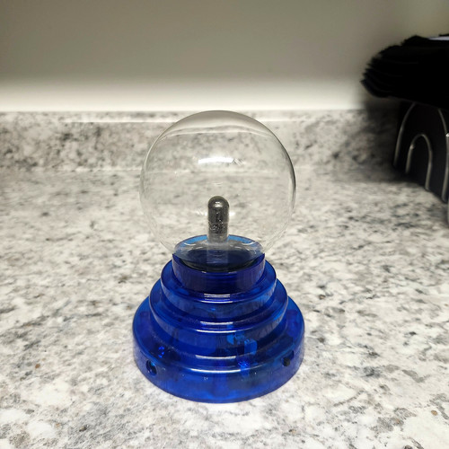 Blue plasma ball cable - plasma,