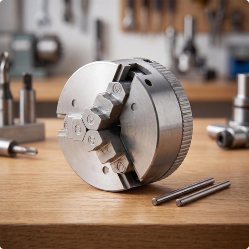 Lathe chuck with operating - with,