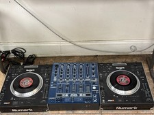 Pair of Numark V7 Motorized DJ