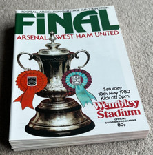1980 FA Cup Final Programmes