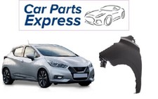 FRONT WING FOR NISSAN MICRA 2017 ONWARDS  PAINTED ANY COLOUR  LEFT SIDE N/S