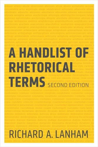 Handlist rhetorical terms - a, of