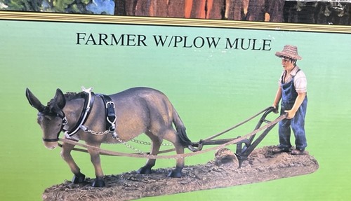 Farmer with plow mule - farmer,