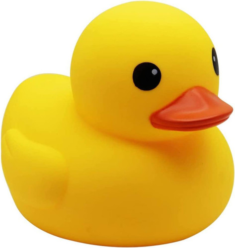 One large rubber ducks - large,