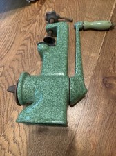 Vintage green enamel - , iron