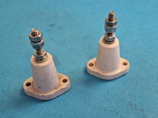 Ceramic 'Stand-off'  Insulator ~ Medium size ~ 1.10" x 1.50" x 1.20" High x 2