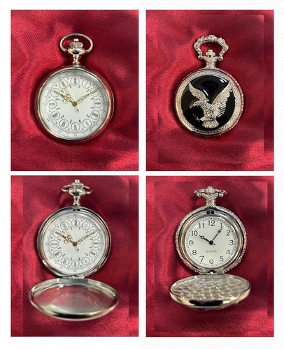 Pocket watch unique silver - pocket,