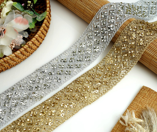 Indian bridal lace trim - lace,