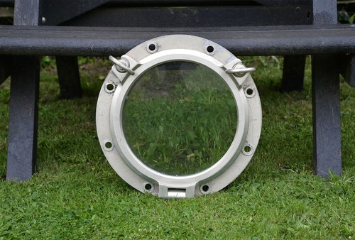 Vintage porthole old - porthole, aluminium