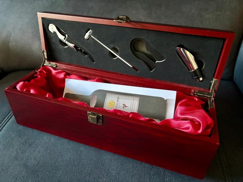 Vintage wines wooden wine box - wines,