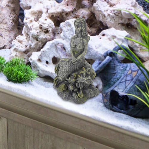 Mermaid figurine resin statue - mermaid,