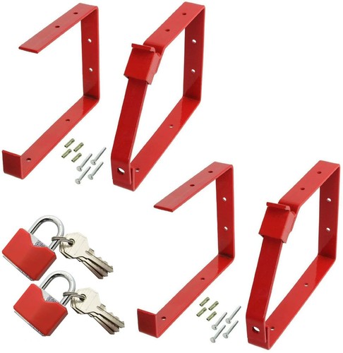 Lockable wall ladder double - ladder, +