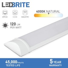 Led batten light 4000k white - led,