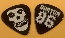 CLIFF BURTON custom TRIBUTE GUITAR PICK ?SUPER NICE!? METALLICA MISFITS
