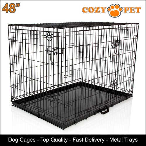 Dog cage inch black - 48,