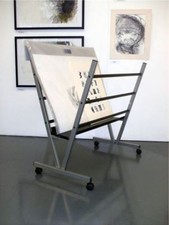 Metal Print Rack Storage A1 Browser Artist Display Artworks Painting Print Stand