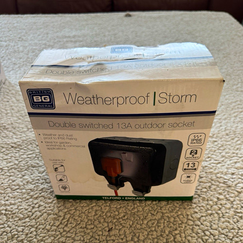 Weatherproof storm ip66 13a - bg,